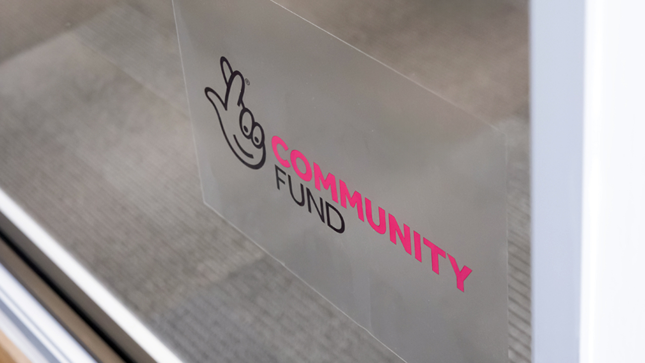 The National Lottery Community Fund A4 window sticker