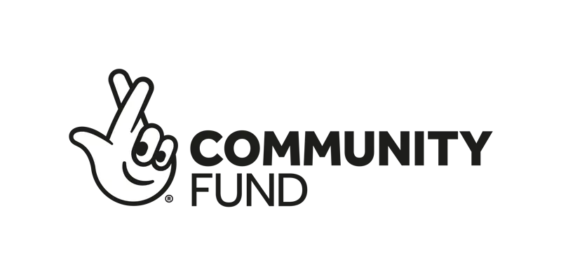 The National Lottery Community Fund black logo in English