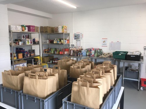 Foothold Cymru food parcels