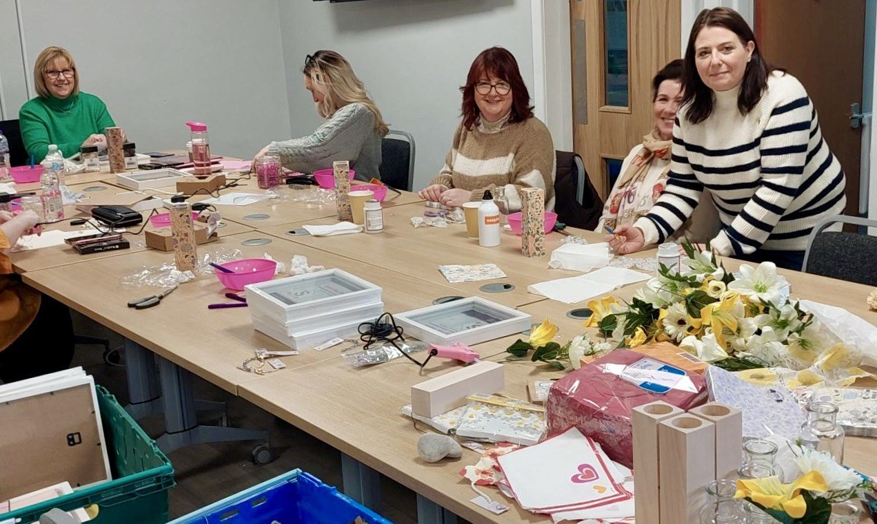 Arts and crafts at Kilcooley Women's Centre