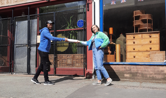 Winston Allamby (left) & Katy Griffith from Fulfilling Lives