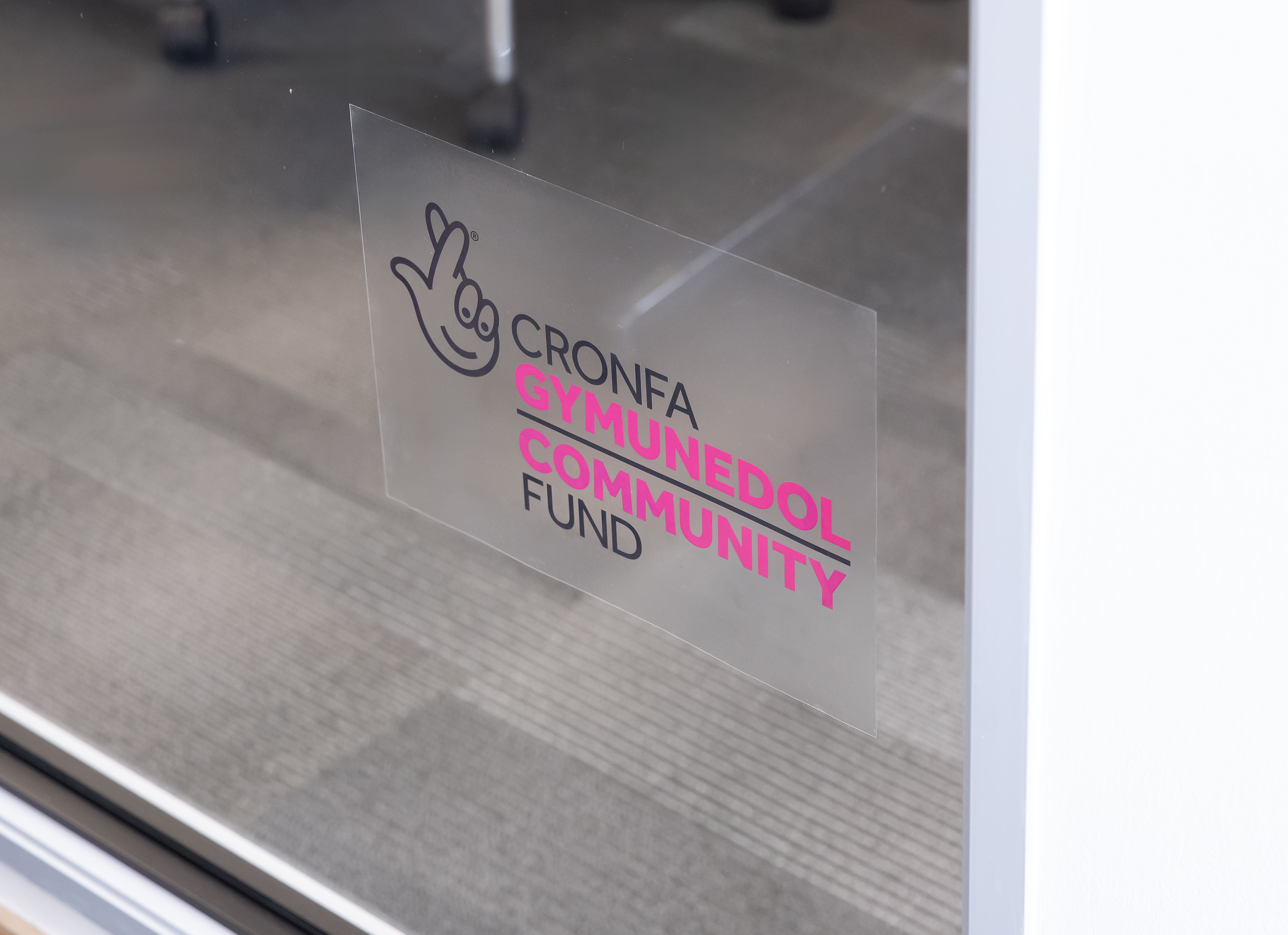 The National Lottery Community Fund A4 window sticker