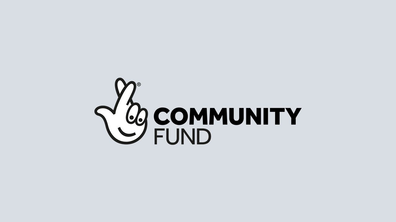 The National Lottery Community Fund Black iron-on transfer for clothing