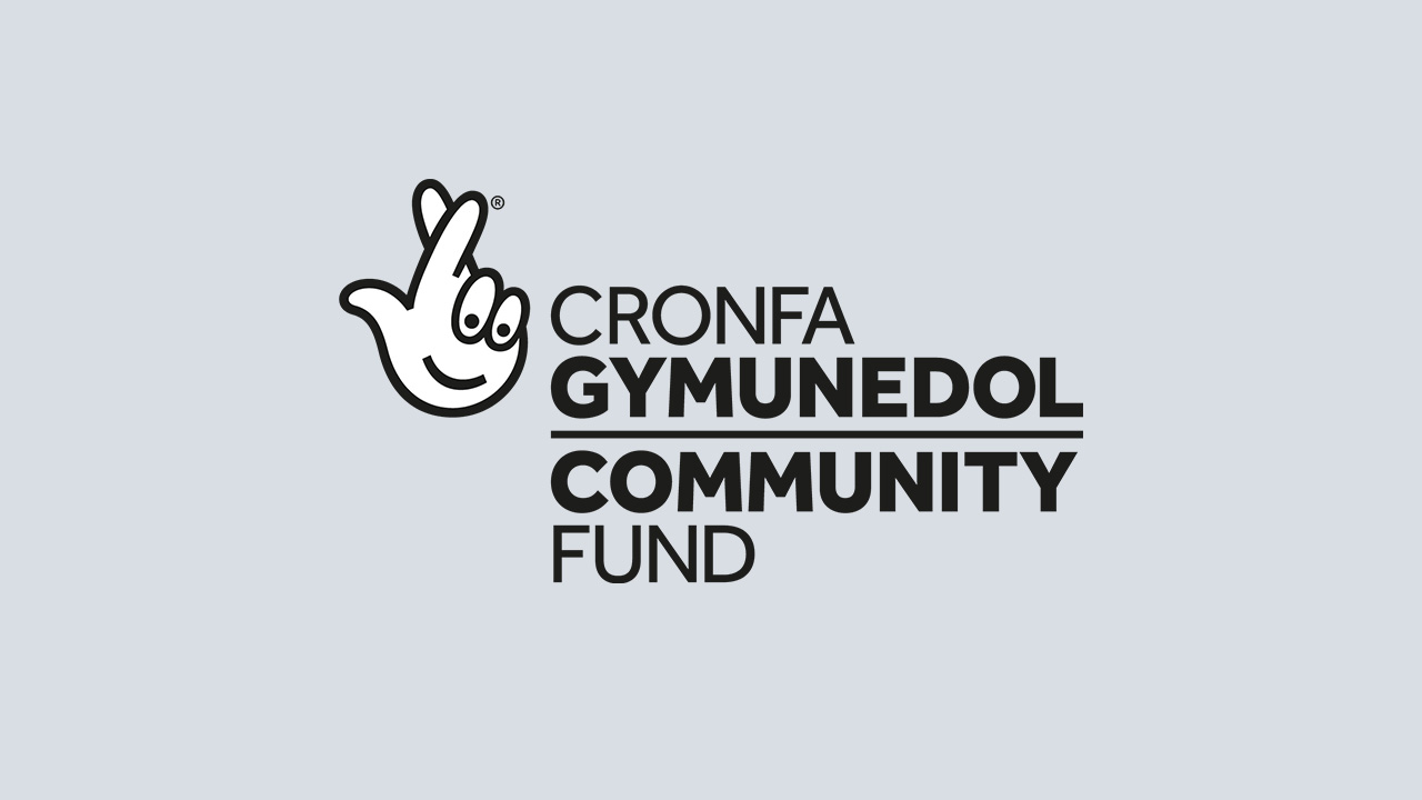 The National Lottery Community Fund Black iron-on transfer for clothing