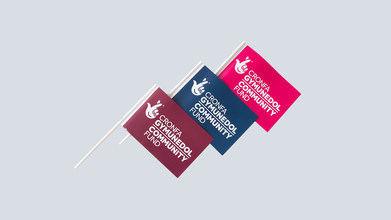 The National Lottery Community Fund Hand flags