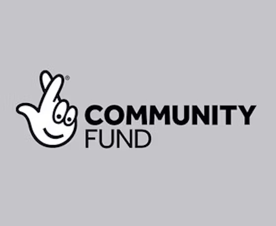 The National Lottery Community Fund Black logo vehicle sticker