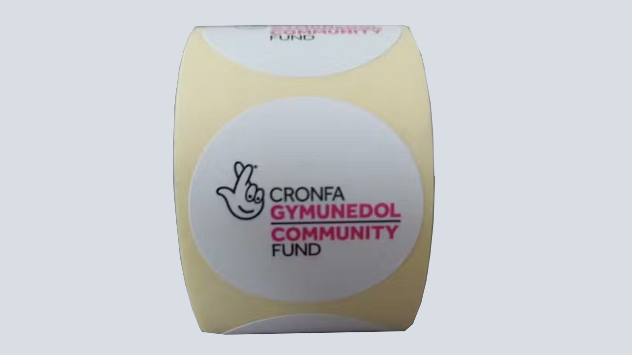 The National Lottery Community Fund Community Fund Sticker Roll