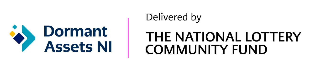Logo: Dormant Assets NI, delivered by The National Lottery Community Fund
